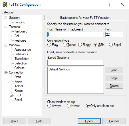 ssh-putty