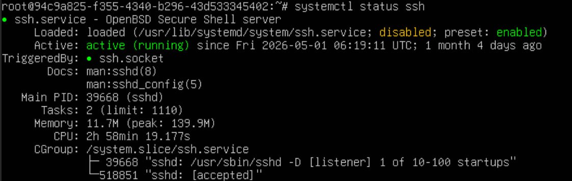 ssh-running